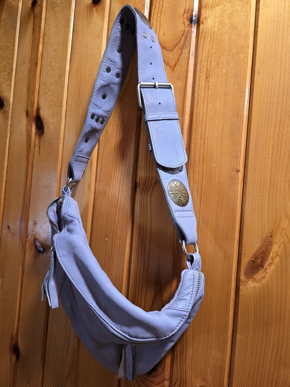 Free People Lavender Wilder crossbody Leather Bag - Picture 2 of 5